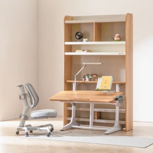 니스툴그로우 책상+전면장 SET 원목