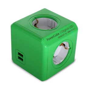 선없는 4구 USB 대용량 고전력 전압 파워 큐브 사각 멀티 탭 접지 콘센트 4000w