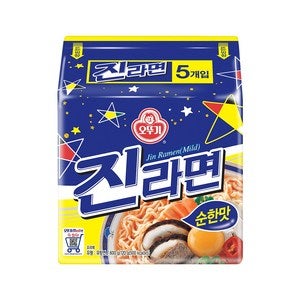오뚜기 진라면 순한 멀티팩 5입