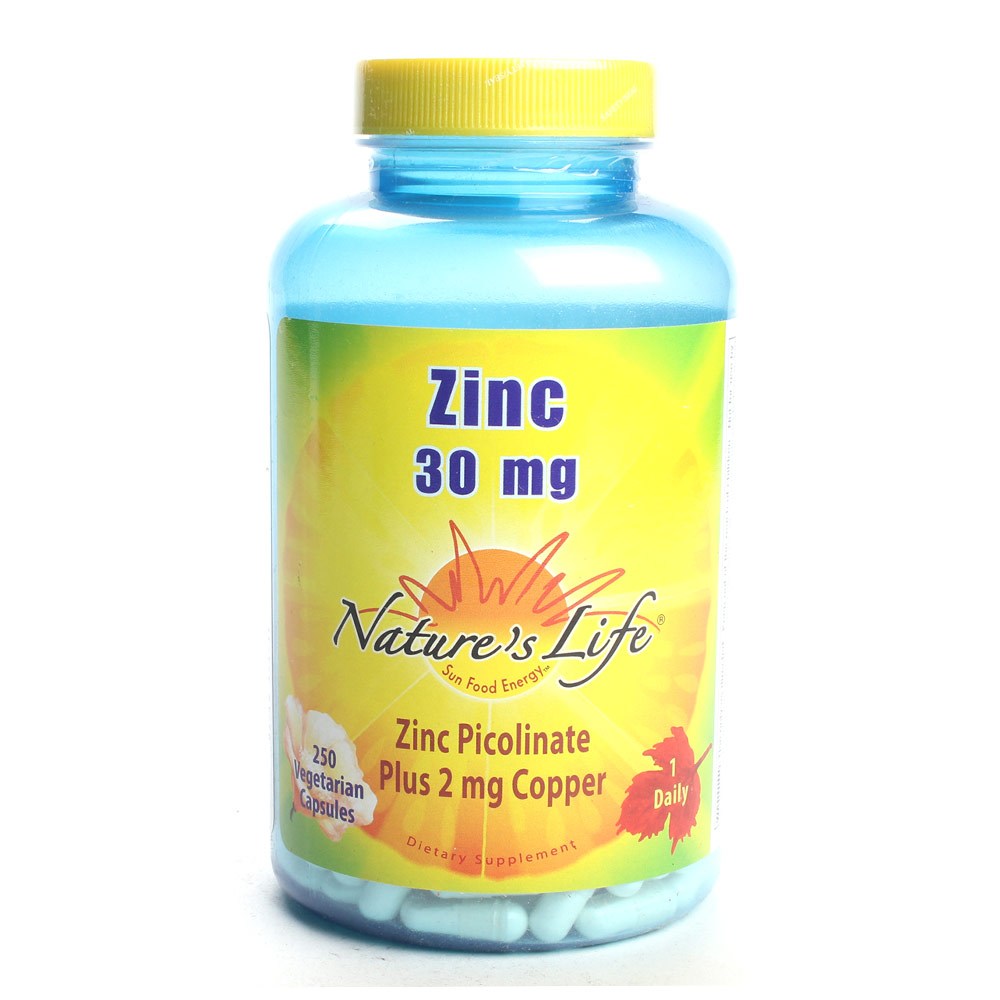 <b>네이쳐스라이프 아연</b> 피콜리네이트 30mg 250개