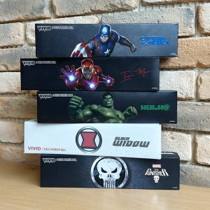 볼빅X마블 비비드 4구+볼마커 골프공 세트 모음전