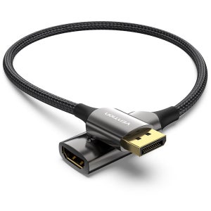 벤션 울트라 8K 60Hz DP 1.4 to HDMI 2.1 변환 미러링 케이블 젠더 HFNBC