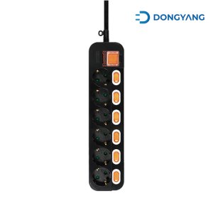주DYM-NSG6C/SC동양 멀티탭 메인개별스위치 6구 3m블랙