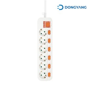 주DYM-NSG6C/SC동양 멀티탭 메인개별스위치 6구 5m화이트