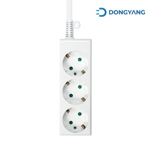 주DYM-G3G동양 멀티 콘센트 3구(16A) 3m화이트