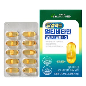 [셀트리온 이너랩] 듀얼액트 멀티비타민 알티지오메가3 30캡슐, 1개