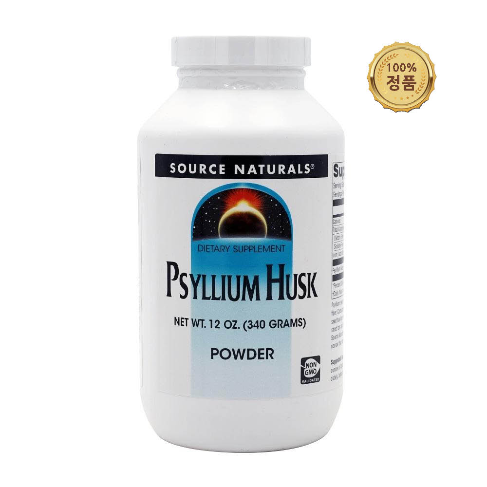 소스내추럴스 <b>실리움 허스크 파우더 340g</b> 실리엄 분말 차전자피