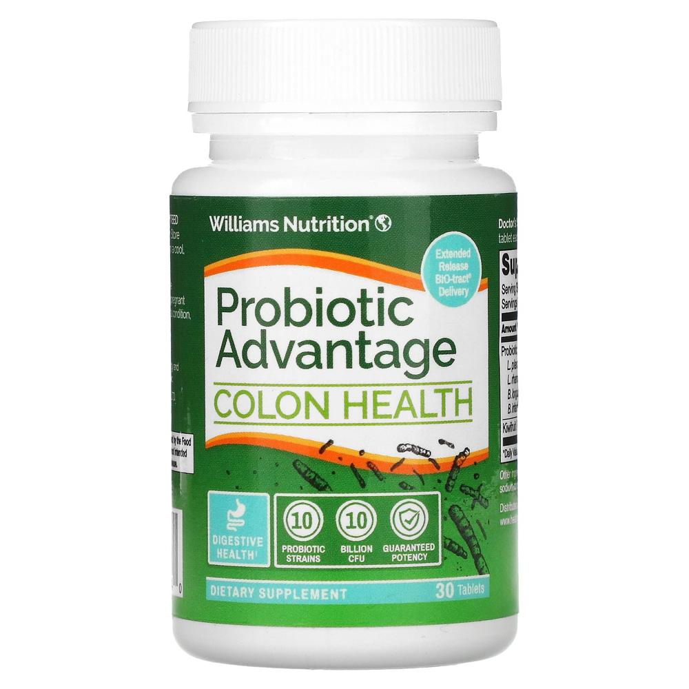 <b>Williams뉴트리션</b> 프로바이오틱 어드밴티지 장 건강 엑스트라 강도 30정