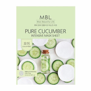 엠비엘 퓨어 오이 진정&보습 인텐시브 마스크 시트 23ml, 10매입