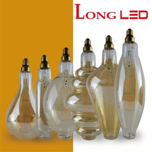 LONGLED 에디슨 전구 대형 램프 카페 인테리어 플리커프리 무드등 볼전구 코스모스전기