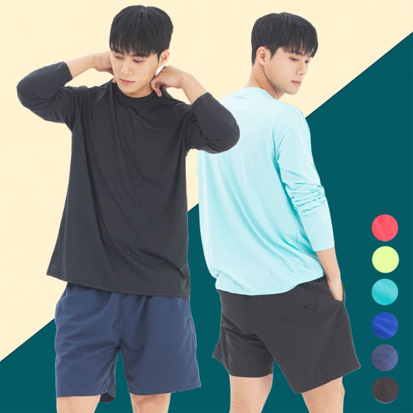 남자수영복 실내 세트 빅사이즈 아쿠아 팬츠