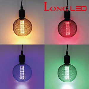 LONGLED 에디슨 전구 디자인형 필라봉 램프 카페 인테리어플리커프리 볼전구 코스모스전기