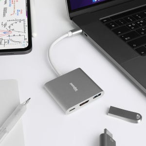 탱글우드 에센셜 3in1 멀티허브 USB C타입