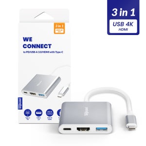 탱글우드 USB C타입 멀티허브 3in1 4K PD 60W