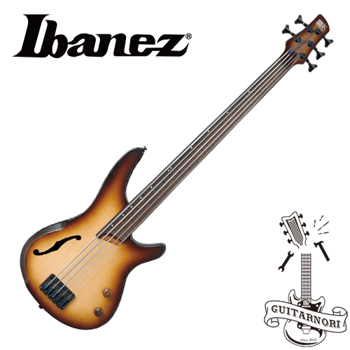 IBANEZ SRH505F 아이바네즈 베이스 기타 5현 베이스 할로우바디 프렛리스 피에조