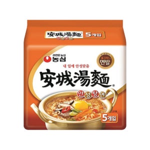 농심 안성탕면 멀티팩 125gX5입