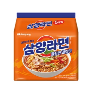 삼양라면 멀티팩 120gX5입