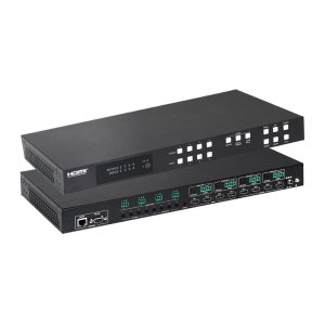 [이지넷유비쿼터스] 매헤스 4x4 HDMI2.0 심리스 비디오월 멀티비전 매트릭스
