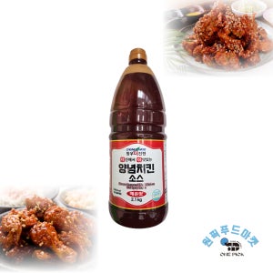 [청우] 더 진한 양념 치킨 소스 매운맛 2.1kg 8개 치킨 소스