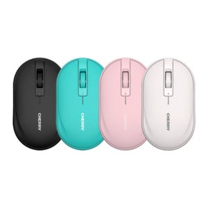 체리 MW 5180 무소음 블루투스 무선 마우스 (블랙, 화이트, 블루, 핑크)