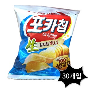 오리온 미니스낵 포카칩 오리지널 30g 30입
