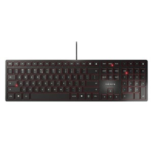 체리 키보드 KC6000 SLIM 블랙 무소음 사무용 슬림 키보드