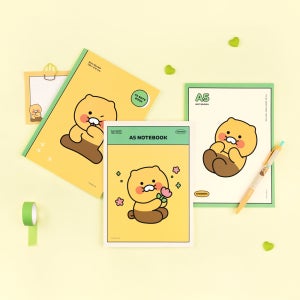 카카오프렌즈 A5 노트 3P 세트 미니 노트 일기 그림 공책 일기장 춘식이