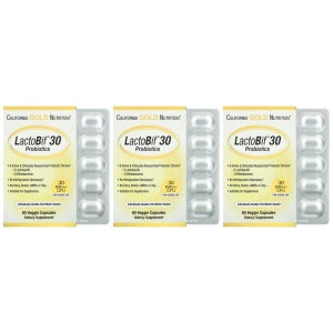 캘리포니아골드뉴트리션 유산균 CGN 300억 60캡슐 6개월분 락토비프