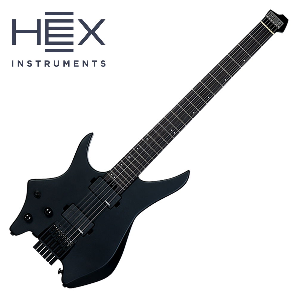 헥스 N400L S/BK 헤드리스 왼손 일렉 기타