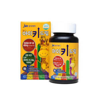 JW<b>중외제약</b> 아이키드림 골드 60정 키즈 <b>키크는</b> 영양제