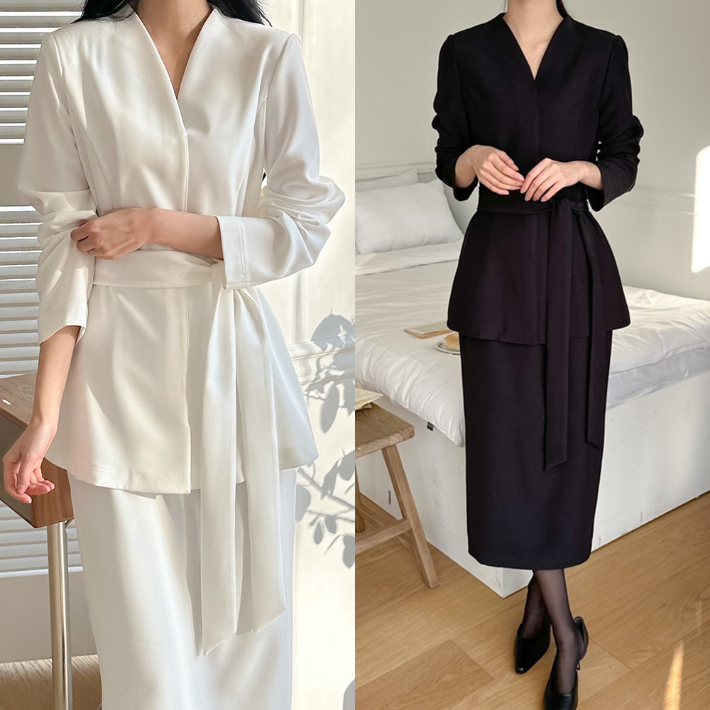 빅사이즈 결혼식하객룩 오피스 피로연정장 3월예복 투피스원피스 66 77사이즈 88사이즈 봄 상견례옷차림