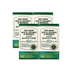 뉴오리진 메밀유래 멀티비타민미네랄 9중케어 4박스 총4개월분