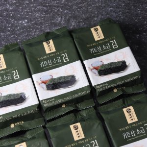 키토산 맛있는 소금 김 조미김 도시락김 3봉x15묶음