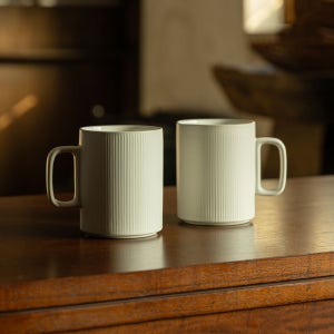 윤도자기 차곡 국산 머그컵 머그잔 홈카페 집들이선물