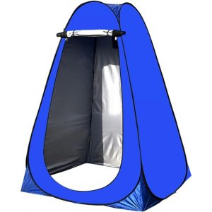 YAXANSIH 팝업 텐트 샤워 휴대용 캠핑 교체 해변 낚시용 화장실 사생활 보호소 가방 접이식 설정 가볍고 견고합니다 J