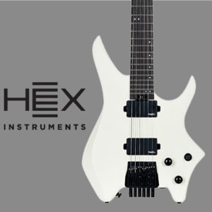 HEX 헥스 헤드리스 일렉기타 N400 S/IV (Satin Finish Ivory)