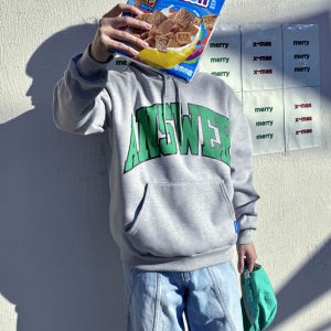 클라쓰업 프리미엄 앤써 루즈 후드티셔츠 7790