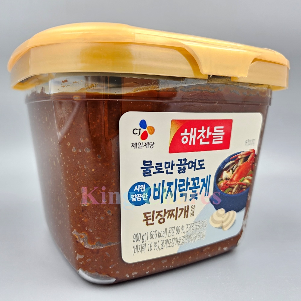 해찬들 바지락 꽃게 된장찌개 제품 이미지