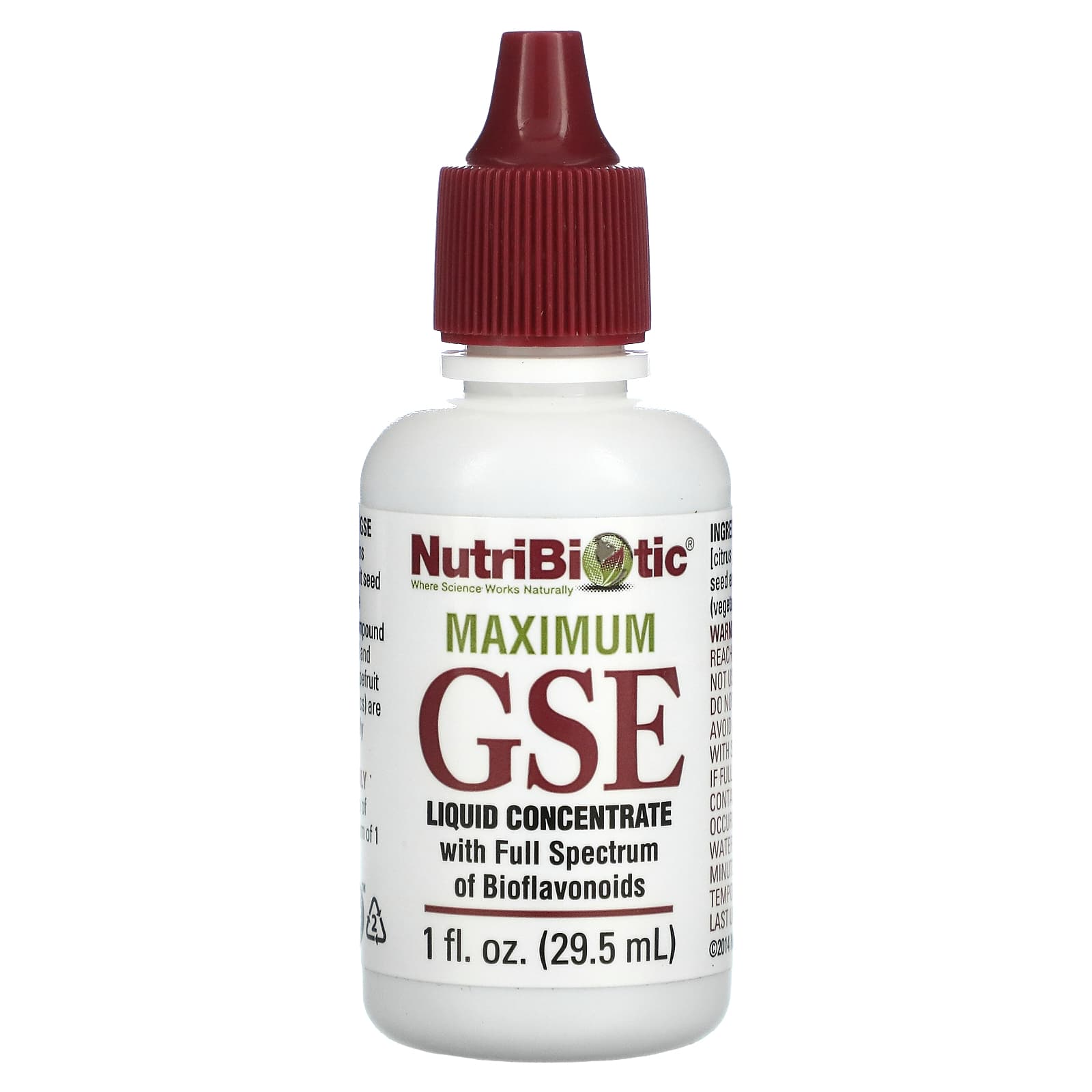 <b>뉴트리바이오틱</b> 맥시멈 GSE 액상 농축물 29.5ml(1fl oz)