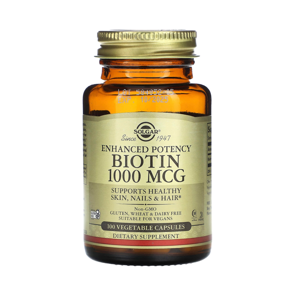 솔가 인핸스 포텐시 <b>비오틴 1000mcg</b> 100베지캡슐