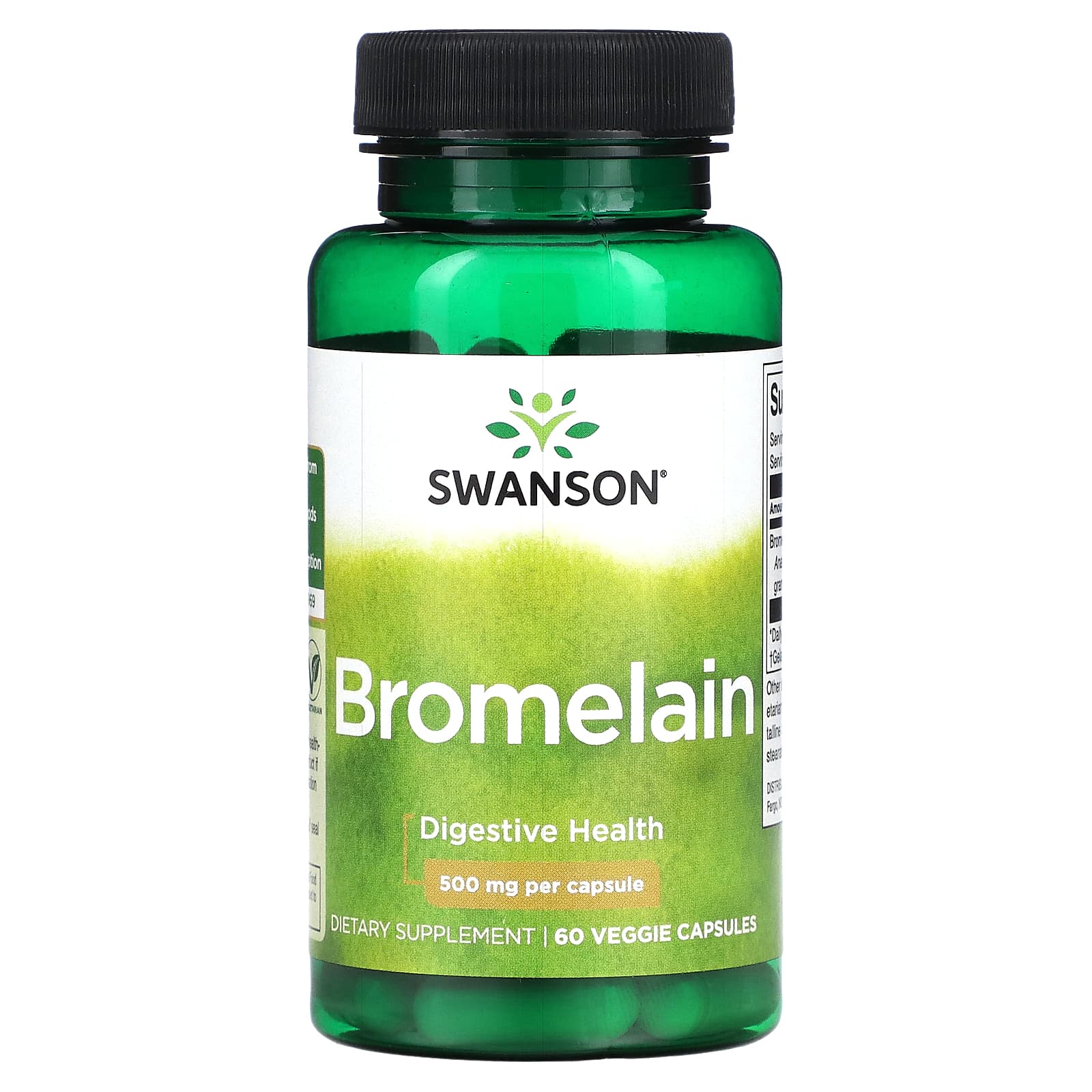 스완슨 <b>브로멜라인 500mg</b> 60 베지캡슐