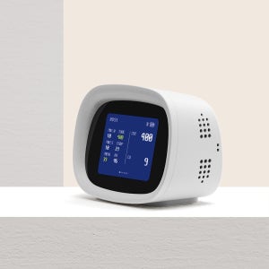 블루필 에어노티스 이산화탄소 측정기 경보기 공기질 미세먼지 일산화 CO2 VOC 온습도계