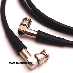 9811 카나레 FLEX ㄱ자 BNC케이블 3M L-5C2VS