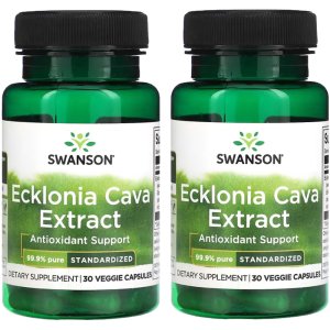 스완슨 감태 추출물 Ecklonia Cava 가시파래 폴리 페놀 미네랄 30캡슐2통
