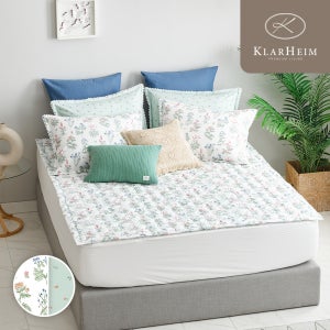 클라르하임 가드니아 60수 고밀도 워싱 면 100 이불패드 Q/K (베개커버/차렵이불 선택)