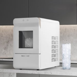 매직쉐프 너갯 제빙기 UV살균 저소음 아이스메이커 가정용 업소용 사무실 17KG 화이트