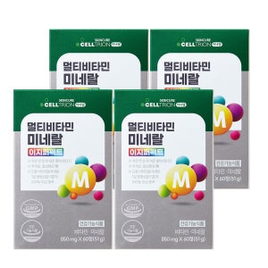 셀트리온 이너랩 멀티비타민 미네랄 이지퍼펙트 60정, 4개