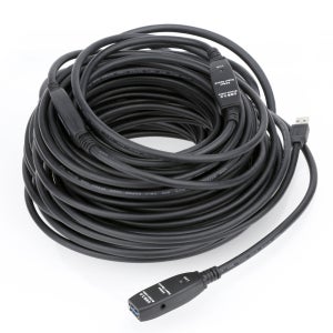 넥스트유 USB 3.0 5Gbps 어댑터 포함 리피터 거리 연장 케이블 40m, 1개