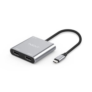 TYPE-C to 듀얼 HDMI UHD 4K 디스플레이 컨버터 변환기 NEXT 2251TCH