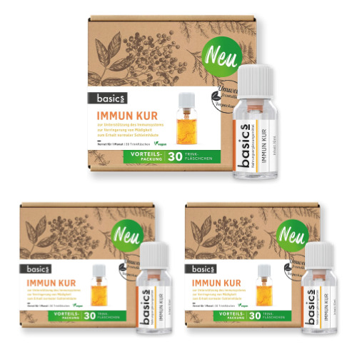 독일 <b>베이직</b>S IMMUN KUR <b>비타민</b> B12 10ml 30병 3세트 Basics